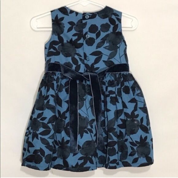 Kid’s Carter’s Blue Floral Dress - Picture 4 of 7